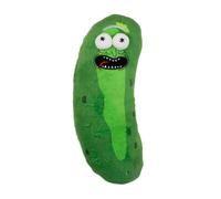 Juguete para perros Buckle-Down, peluche de comedia con chirrido de Rick y Morty, Pickle Rick Greens DTPT-RMYR, 25 x 7,6 cm