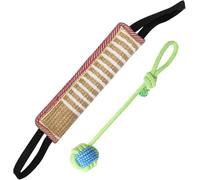 Juguete para perros con 2 asas, mejor para tirar de la guerra, entrenamiento de cachorros, juego interactivo, juguetes interactivos para perros medianos a grandes (estilo 3)