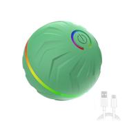 Juguete para perros con bola rodante, bola interactiva para perros - Pelota de juguete para mascotas con pelota que rebota automática,Suministros para mascotas, lanzador de bolas recargable por USB pa