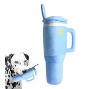 Juguete para Perros con chirrido | Taza de Agua de Peluche para Cachorros | Mordedor calmante para Perros - para Razas masticadoras agresivas de tamaño Mediano a Grande, del aburrimiento