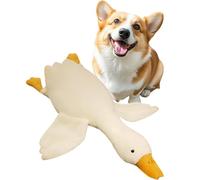Juguete para perros con diseño de pato, realista, gran peluche , juguete para de peluche para cachorros, para jugar en interiores y exteriores, contra el aburrimiento, como sociedad, para