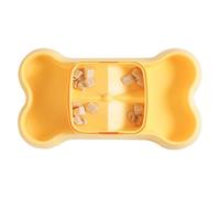 Juguete para perros con inteligencia, pelota de alimentación interactiva para perros y gatos, cuenco de alimentación lento para promover la mente de ABS resistente, 26,9 x 14,9 cm, 260 g