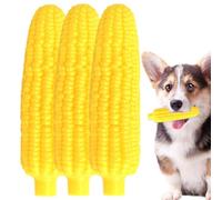 Juguete para perros con mazorca de maíz, juguete de maíz para limpieza de dientes de perro - Cepillo de dientes para perros, juguete para masticar, limpieza de dientes,Juguete divertido que suena, jue