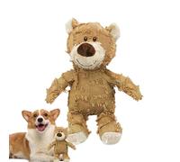Juguete para perros con oso indestructible, juguete para masticar perros, nuevo oso irrompible 2.0, peluche para perros chirriante, juguete para mascotas duradero y resistente para razas grandes