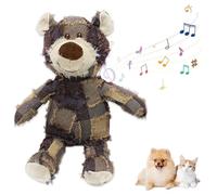 Juguete para perros con oso indestructible, juguete para masticar perros, nuevo oso irrompible 2.0, peluche para perros chirriante, juguete para mascotas duradero y resistente para razas grandes
