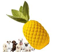 Juguete para perros con piña, duradero para cachorros y perros adultos, juguete para dientes de caucho natural | Juguete para limpieza y estimulación gingival, obras de teatro