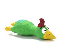 Juguete para perros de látex seguro, juguetes chirriantes para perros, cachorros, mascotas, dentición, juguete de pollo, juguetes de látex de pollo de goma, entrenamiento de sonido, divertido juego i