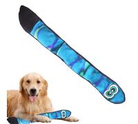 Juguete para perros de Navidad - Juguete de felpa de las serpientes de vacaciones para perros con chirridos | Juguete de masticación suave y duradero para razas pequeñas, medianas y grandes, juguete p