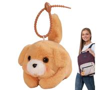 Juguete para perros de peluche suave, lindo animal Doll, 9 x 9 x 8 cm, diseño interactivo, poliéster relleno cómodo, juguete cómodo, estilo de dibujos animados, regalo para niños de Playroom Gift for