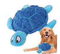 Juguete para perros de peluche tortuga marina chirriante | Juguetes de sonido para mascotas de peluche tortuga de mar juguete para masticar para perros chirriantes, juguetes de peluche para cachorros