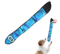 Juguete para perros de serpiente con chirrido, juguete para perros de serpiente, juguete de vacaciones para cachorros de perros, juguete largo , juguete de serpiente verde, razas