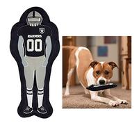 Juguete para perros de The 1st Ever Tough but Smooth NFL LAS Vegas Raiders Football Athletes Player Tough Pet Toy Un juguete para perros de alta calidad con chirriador integrado. Juguete para masticar favorito de los fanáticos del deporte