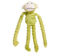 Juguete Para Perros Flamingo Mono Amarillo Peluche Con Squeaker 40x11x30 cm