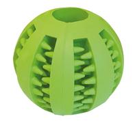 Pelota dental de goma para perros GLORIA - Pelota de 7 cm - Pelota flexible y resistente - Evita la formación de sarro - Ayuda en la limpieza dental - Color variado