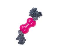 Juguete para perros Gloria TPR con hueso y cuerda | 14 cm