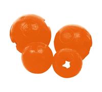 Gloria Pelota TPR para perros 9.5 cm - Muy resistente y flexible - Naranja
