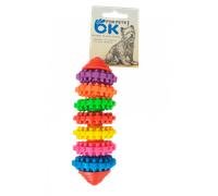 Juguete Para Perros Mordedor De Goma Con Anillos Dentados Xl