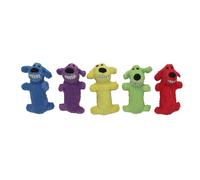 Juguete para perros Multipet Loofa Dog 'The Original', colores surtidos (morado, rojo, verde y azul), 15 cm