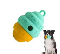 Juguete para perros para alimentación lenta, dispensador interactivo de alimentación lenta para mascotas, juego de búsqueda para masticar, buscar comida y aburrimiento, con material de silicona para