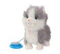 Juguete para perros para caminar - Peluche de 28 cm | Cachorro interactivo con pilas para niños, niños y niñas - lamer la lengua, menear, detección táctil, canto, aprender a hablar, regalos de