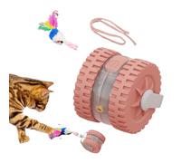 Juguete para perros - Pelotas para cachorros con chirriador, cuerda masticable interactiva para perros, bola duradera que rebota, accesorio de juego atractivo, ejercicio automático para mascotas