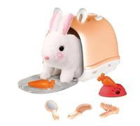 Juguete para perros que ladra, juguete para cachorros que caminan | Juguete para perros pequeños realista interactivo relleno Anima,Juguetes de peluche interactivos, adorable perro electrónico interac