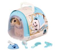 Juguete para perros que ladra, juguete para cachorros que caminan | Lindo juguete interactivo para perros pequeños con animales de peluche,Divertidos juguetes de peluche interactivos electrónicos para