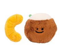 Juguete para perros Snuffle Toy - Dispensador de golosinas de peluche, juguete para masticar la nariz, juguete de alimentación suave, manta para olfatear de estimulación mental, juguete de