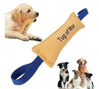 Juguete para perros Tug Of War - Almohadilla de mordida segura con 2 asas cómodas y fuertes | Equipo de entrenamiento hecho a mano, juguete interactivo para tirar de la guerra, buscar, K9