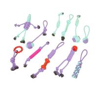 Juguete para perros Tug Of War, suministros de algodón resistente a los masticables para mascotas, juguetes de cuerda para masticar para perros, para limpieza de dientes, juego en interiores y