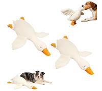 Juguete para Perros White Duck, 19,6 Pulgadas. Juguete de Peluche en Forma de Ganso Muy Grande, los Mejores Productos para Mascotas, para Que los Perros muerdan y jueguen. 2pcs 90cm