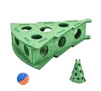 Juguete para rascar gatos | Juegos interactivos de fieltro para rascar mascotas con bolas de campanilla | juguete de empleo para gatos | para jugar y entrenar en interiores y exteriores para escalar