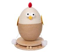 Juguete para rascar gatos, tablero rascador para gatos de sisal - Juguete rascador de garra de gato de gallo de sisal | Juguete para gatos afilador de garras de cuerda manual para gatitos, gatos peque