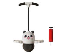 Juguete para saltar - Panda, material de goma engrosada, mango ergonómico, dispositivo de entrenamiento de equilibrio para niños, deportes de interior y exterior, juegos de conducción, bomba de aire