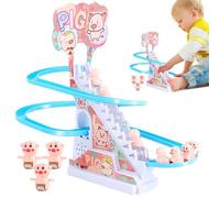 Juguete para subir escaleras de pingüino: modelo de pingüino que camina, mecanismo de engranaje de movimiento suave, materiales clásicos antideslizantes y seguros | Juguete atractivo para el desarroll