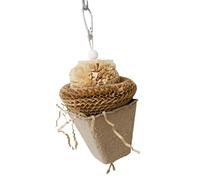 Juguete para triturar Loros, Juguete para triturar Loros, Juguete para Masticar Loros de Papel, Lindo Juguete Multiusos para pájaros, Divertido Juguete para Masticar para Entrenamiento, exploración
