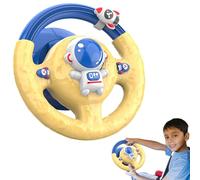 Juguete para volante 'coche: regalo educativo divertido, experiencia imaginativa | Juguete musical iluminado giratorio de 360 grados, sonidos de conducción interesantes cultivan el sentido de la