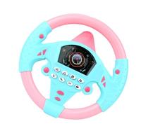 Juguete Para Volante - Juego De Conducción Interactivo Con Asiento Automático | Controlador De Conducción Simulado | Volante Con Ventosa | Juguete Que Suena Para Educación Temprana | Volante Falso Con