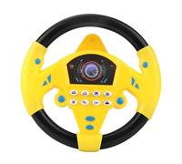 Juguete para volante - Volantes para asiento de automóvil | Auto Seat Juego de conducción interactivo Controlador de conducción simulado | Juguete que suena para educación temprana | Volante falso con