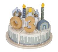 Juguete Pastel de Cumpleaños Azul de Madera Little Dutch LD8016