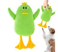 Juguete pato para perro | Peluche chillón para cachorro juguete de actividad,compañero de viaje y juego interior Doudou Mordiller para educación animal