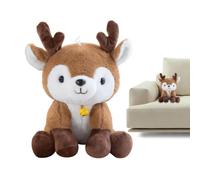 Juguete Peluche Reno Navideño Muñeco Coleccionable de Invierno y Navidad | Muñeco de Peluche Reno Decorativo Suave para Niños Adolescentes Chicas Estudiantes Sofá Cama Fiesta Dormitorio