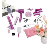 Juguete Peluquería Infantil 17 Piezas Set con Disfraces Realistas para | Set de Barbero para Niños Aseo Infantil en Casa, Interior, Exterior, Viaje y Juegos de Guardería