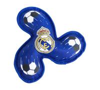 Juguete Perro TPR Real Madrid Licencia Oficial - Mordedor Perro Goma TPR Forma Hélice Escudo RMCF, Juguete Masticable Perro Resistente Flexible Balón Fútbol, Mordedor Interactivo Perro Real Madrid