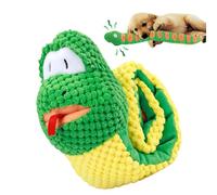 Juguete perros serpiente chirrido - juguetes cachorros interactivos, juguetes perros rellenos, juguetes chirriantes | Fugas de comida mascotas que esconden juguetes, juguetes serp