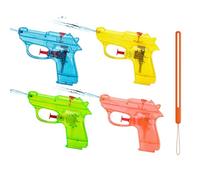 Juguete Plástico de Pistolas de Agua Pequeña Water Pistol para Niños Mini Pistola Juguetes Agua con Correa de Muñeca de Mano Juguete para Fiestas de Piscina de Verano (4)