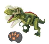 Juguete portátil Rc Walking Robot Dinosaurio, 16,14 in Light Up Spray Action with Realistic Movement Design, Recargable Electric Animal Figure, Dinosaurio Toy with Fun Style, Kids Gift for Home