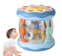 Juguete Proyector Giratorio - Carrusel De Música De Dibujos Animados, Gadget Interactivo Para Bebé, Máquina De Luz Colorida, Construcción De Sonido Enfermedad, Construcción De Habilidades Delgadas |