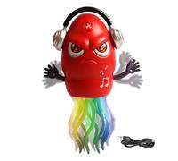 Juguete Pulpo Eléctrico - Explorador Inteligente Evita Obstáculos,Juguete Musical Pulpo Recargable Con Luz Para Niños Cumpleaños Navidad Juego Ruta Arrastrándose Danza | Juego Baile Vientre Navidad