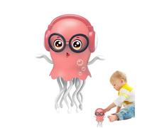 Juguete Pulpo - Musical Eléctrico | Juguete Interactivo Para Bebé Que Gatea, Efectos De Sonido Ligeros, Función Para Evitar Obstáculos, Entretenimiento De Broma Divertido, Regalo De Actividad De Apren
